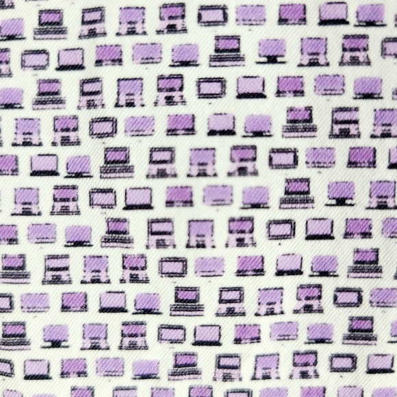 Bugatchi Men's Button Down Shirt All Over Computers Pattern Long Sleeve Size XL - Picture 7 of 13